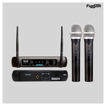 Vokal Microfone Vokal Sem Fio VWS-20 Duplo | Fujisom