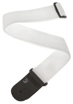 D'Addario Polypropylene Guitar Strap, White