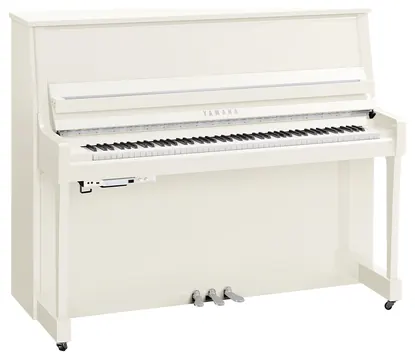 Yamaha B30PWHC TC3 - Transacoustic Piano - Hoogglans Wit - Chroom
