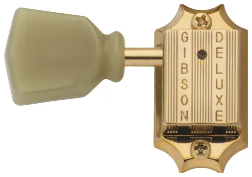 Gibson Deluxe Green Key Tuner Set (Vintage Gold)