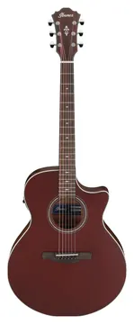 Ibanez AE100 Burgundy Flat