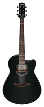 Ibanez AAM340CE-RUB Rustikales Schwarz Hochglanz