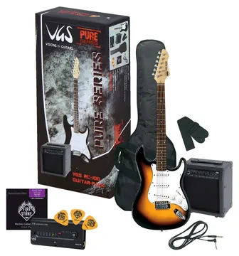 VGS E-Gitarre Rc-100 Guitar Pack 3-Tone Sunburst