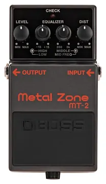Boss MT-2 Metal Zone Gitaareffectpedaal