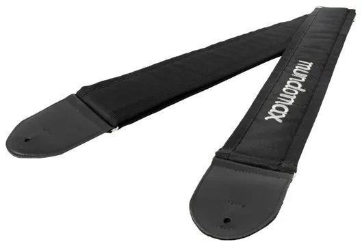 Mundomax Correia Acolchoada para Violão, Guitarra e Contrabaixo Preta MUNDOMAX