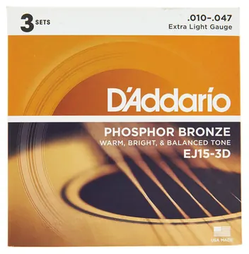 Daddario D'Addario EJ15 Akustikgitarrensaiten 010-047