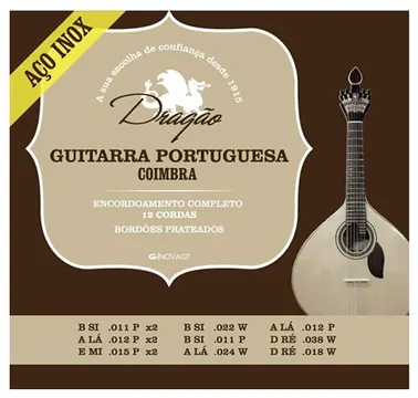 Encordoamento Novagi Guitarra Portuguesa Coimbra GP074