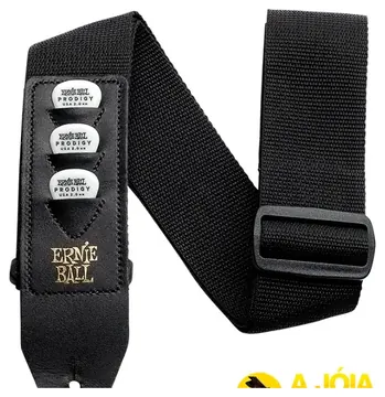 Ernie Ball Correia Ernie Ball Com Porta Palheta P04039 Preta