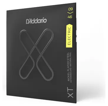 D'Addario XTE0946 XT Nickel Plated Steel, Super Light Guitar Strings, 09-46