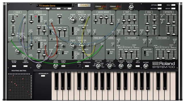 Roland System-100 Software Synthesizer