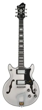 Hagstrom Alvar -70 Hollowbody-Gitarre, swedish frost gloss