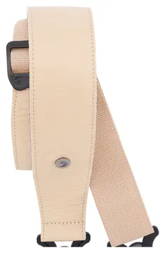 D'Addario Gitarrengurt Comfort Leather Auto Lock 2,5" TAN