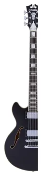 D'Angelico Premier Mini DC Zwarte Flake