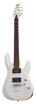 Schecter C-6 DELUXE-SWHT White