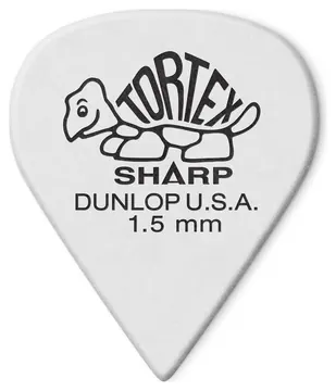 Dunlop 1.5mm Tortex Sharp Pick - Set Of 6