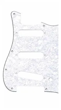 Fender Contemporary Strat Pickguard SSS White Pearl