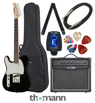 Harley Benton TE-20 BK LH Standard Set 2