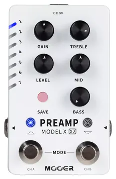 Mooer Preamp Model X2 - Dual-Channel Digital Preamp