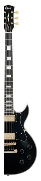 Cort CR270-BK Single Cut Electric Guitar, Black