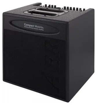 AER Compact Mobile II 2-Channel Battery/Mains Acoustic Combo Amp (60w, 1x8" twin cone speaker)
