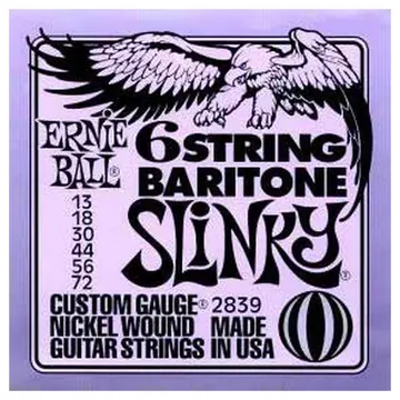 Ernie Ball 2839 Muta Baritone Slinky per elettrica .013 .072