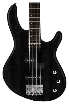 Cort Action PJ OPB 4-string Bass in Open Pore Black