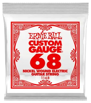 Ernie Ball Corde Détail Filé Nickel 068w 1168