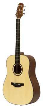 Crafter Dreadnought Acoustic Guitar, Natural LEFT HANDED