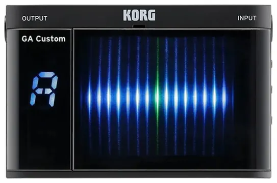 Korg GA-CS Tuner With 3D Strobe Display - Black