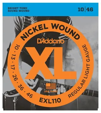 D_Addario D'addario EXL110 Jeu Cordes Guit Electrique / Regular Light 10-46