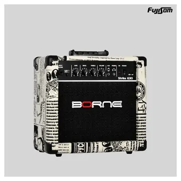 Borne Cubo Borne Para Guitarra Strike G-30 Jornal 15W| Fujisom