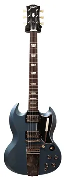 Gibson Custom Shop Murphy Lab 1964 SG Standard Reissue with Maestro Vibrola Ultra Light Aged Pelham Blue