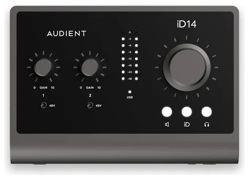 Audient iD14 MKII Interfaccia audio pro USB-C 10 In / 6 Out 2 Preamp Microfonici
