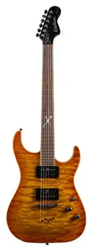 Washburn X50Q Quilted Caramel Burst
