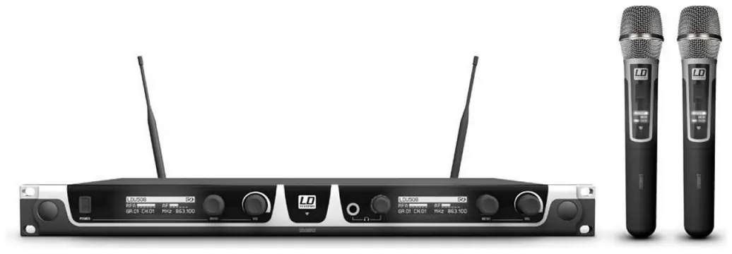 LD Systems U508 HHC 2 Dual Funkmikrofon-Set