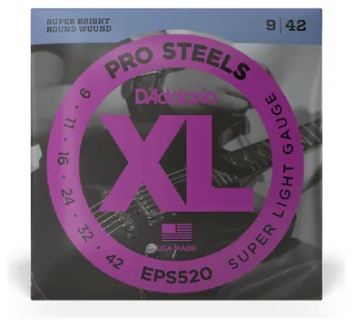 D'Addario EPS520 Pro Steels Super Light