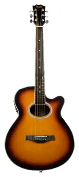 EWA Flat Cutaway Aço SOL FTCE Sunburst EQ