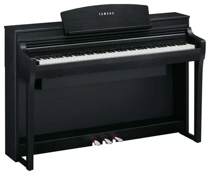 Yamaha Clavinova CSP-275 Digitalpiano – schwarz matt, GrandTouch-S Tastatur (CFX & Bösendorfer Sampling, Stream Lights Lernsystem)