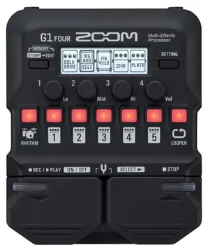 Zoom G1 FOUR Multi Effect-Pedal