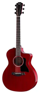Taylor 224ce Plus Grand Auditorium Special Edition Trans Red