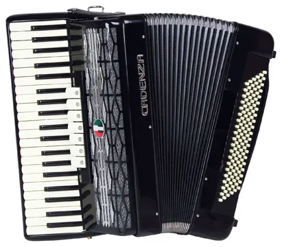 Cadenza Acordeon 41 Teclas 120 Baixos CD120/41 BK - Cadenza