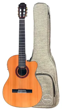 Benson EXC500CE NA Nylon Exodus Series Cutway Natural C/ Bag