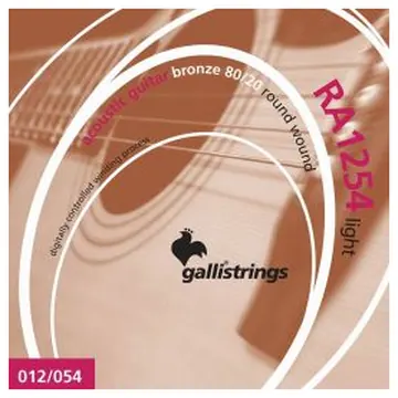 Galli String Set Acoustic 80/20 Bronze Wound, RA1254