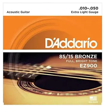 D'Addario EZ900 Extra Light 10-50 Corde per Chitarra Acustica American Bronze