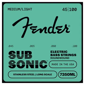 Fender SubSonic™ 7350 Stainless Roundwound Bass Strings 045-100
