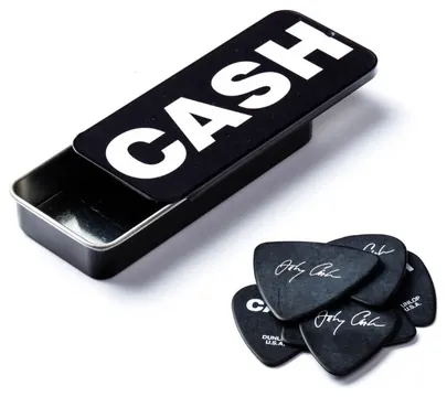 Dunlop Johnny Cash Bold Pick Tin - 6-pack