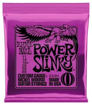 Ernie Ball Encordoamento Ernie Ball Guitarra 0.11 - 0.48 Power Slinky