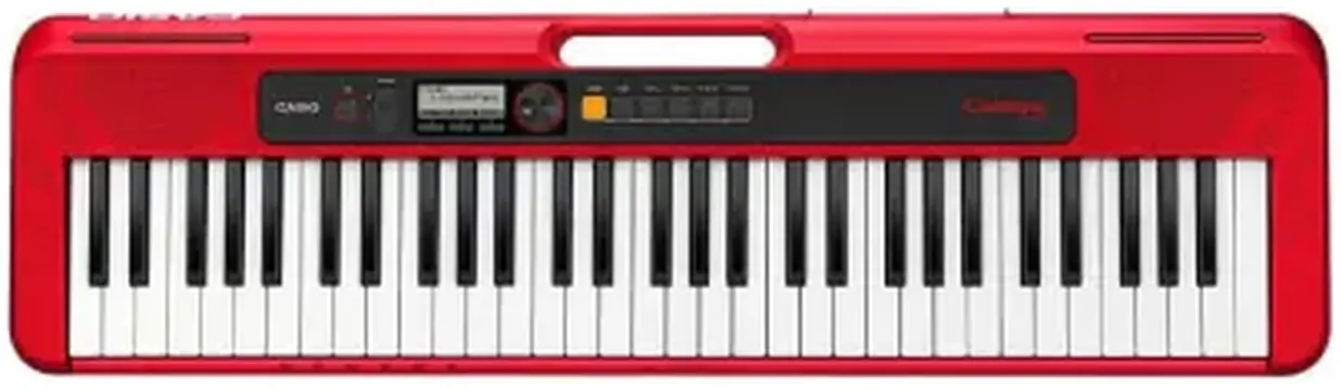 Casio Teclado Casio Casiotone Cts Ct-s200 Rd 5/8 Vermelho Com Fonte (343)