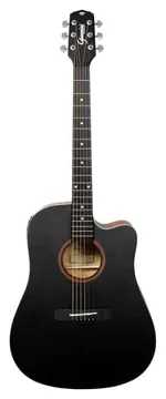 Giannini Folk Elétrico Peformance Color Top Black Gdc-1 Ceq Ctbk (10933)