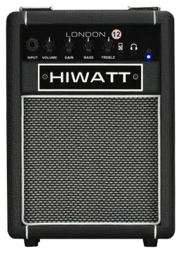 Hiwatt LONDON-12C-BLK ampli guitare combo transistors 12w 1x6,5" bluetooth noir